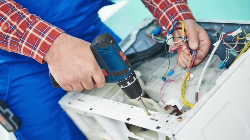Kocaeli Fondital Fondital çamaşır makinesi kart tamiri – Su almama arızası orijinal parça ile giderildi. - Teknik servis örneği